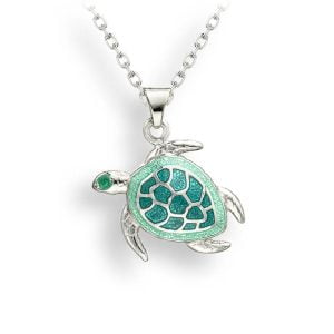 Stunning Sterling Silver Sea Turtle Pendant: A Unique Style Statement
