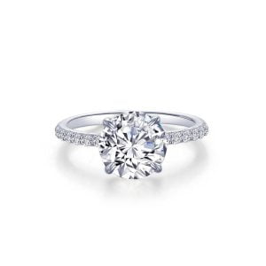 Stunning Simulated Diamond Ring: A Masterpiece of Elegant Cut Styles