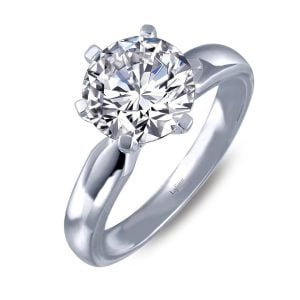 Sparkly Sterling Silver Ring: Affordable Luxury with Simulated Diamond