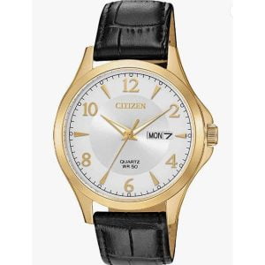 Elegant Gold-Tone Quartz Watch: Luxury Timepiece for Every Occasion
