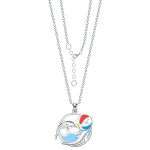 Stunning Sterling Silver Beach-Themed Necklace: Explore Chain Varieties