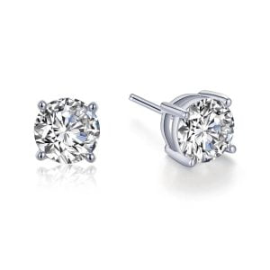 Sparkling Colored Diamond Stud Earrings: Timeless Luxury