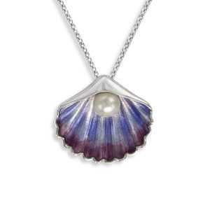 Stunning Sterling Silver Shell Chain Necklace for Men