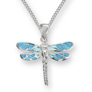 Stunning Sterling Silver Dragonfly Pendant: A Unique Chain Design