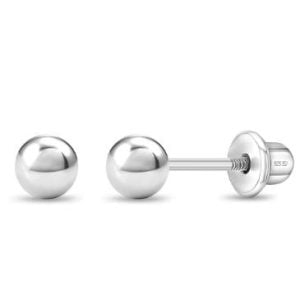 Stunning Small Sterling Silver Stud Earrings: Subtle Elegance for Everyday Wear