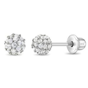 Dazzling Sterling Silver Ball Earrings - M.S. Brown Jewelers