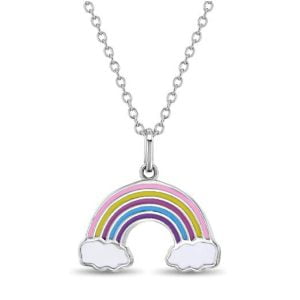 Stunning Rainbow Pendant: A Unique Addition to Your Chain Necklace Collection