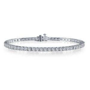 Luxurious Women's Bracelet: Sparkling Simulated Diamonds for Special Occasions