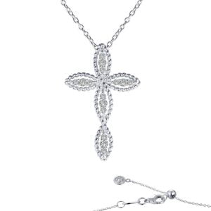 Elegant Sterling Silver Infinity Cross Pendant: Timeless Elegance for Any Occasion