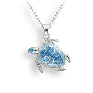 Stunning Sterling Silver Turtle Pendant: Perfect Women's Accessory
