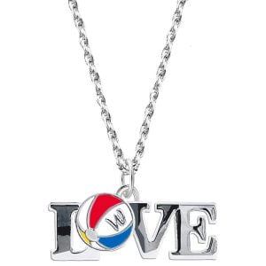 Chic Summer Love: Sterling Silver Beach Ball Necklace