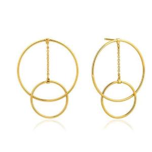 Stylish Silver & Gold Men's Earrings - Perfect for Any Outfit