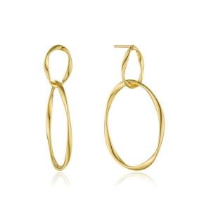 Stunning Gold-Plated Sterling Silver Swirl Nexus Earrings: Perfect for Any Occasion