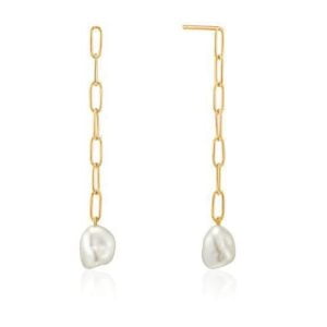 Elegant Gold-Plated Sterling Silver Earrings: A Touch of Class
