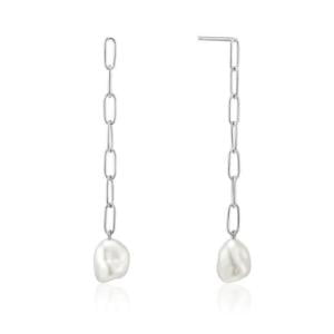 Elegant Sterling Silver Pearl Earrings: A Touch of Class