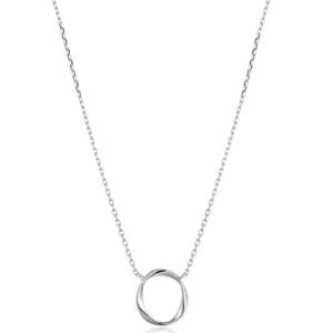Elegant Sterling Silver Swirl Necklace: A Touch of Luxury