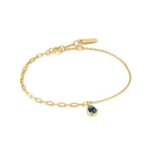 Gleaming Gold-Plated Sterling Silver Necklace: Bold Glam Rock Style
