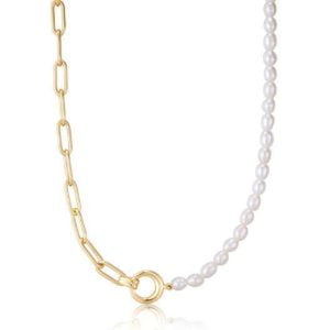 Discover Luxurious Types of Chain Necklaces: Sterling Silver Gold Plated Pearl Necklace