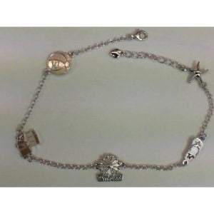 Stunning Sterling Silver Beach-Themed Anklet