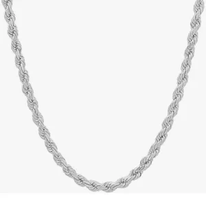 diamond cut rope chain v.
