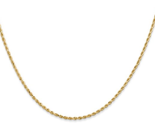 L .png 14kt yellow gold solid diamond cut 1.5mm rope chain with claw catch closure 18"