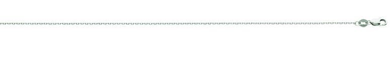 .jpg 10kt white gold diamond cut cable 0.93mm chain with claw catch 18"