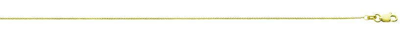 .jpg 10kt yellow gold 0.93mm diamond cut round cable chain with claw catch closure 16"