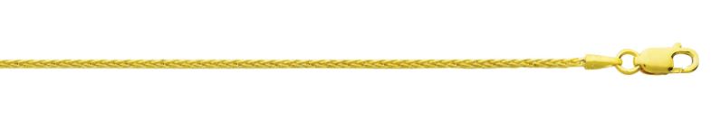 .jpg 14kt white gold 1.5mm diamond cut spiga chain with claw catch 20"