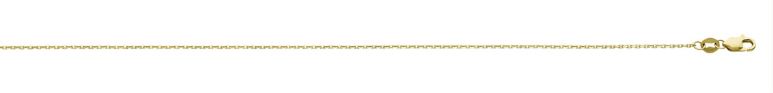 .jpg 14kt yellow gold 0.93mm cable chain with claw catch 18"