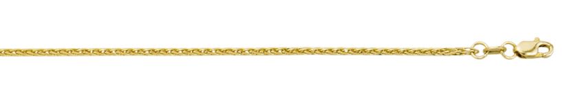 .jpg 10kt yellow gold 1.2mm diamond cut round wheat chain with claw catch 20"