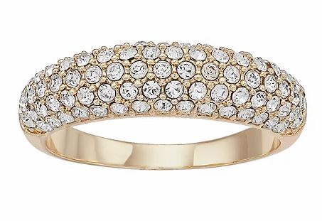 .jpg 18kt yellow gold pave barrel ring D tw 0.80cts VS2 clarity, colorless F color