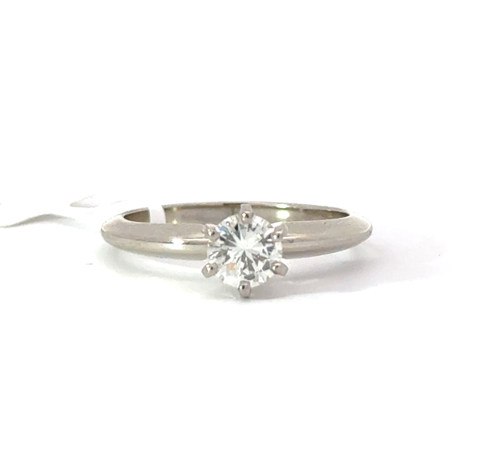 .jpg 14kt white gold diamond solitaire engagement ring D tw 1/2cts VS2 clarity, near colorless I color