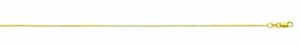 14kt yellow gold 0.86mm box chain with claw catch 20"