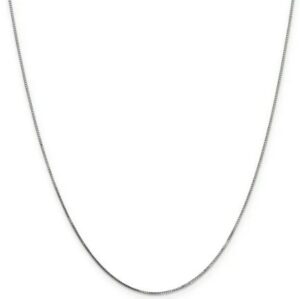 14KT W/G 024 16" .7MM BOX CHAIN W/SR