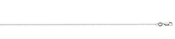 .jpg 10kt white gold 1.3mm diamond cut cable chain with claw catch closure 22"