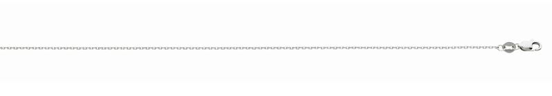 .jpg 14kt white gold diamond cut 0.93mm cable chain with claw catch 18"