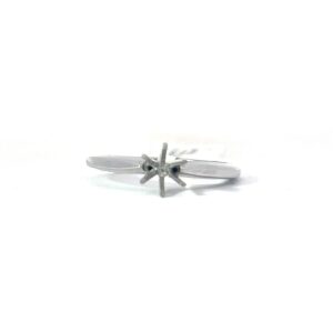 14kt white gold solitare semi mount 6 prong 1/4ct head