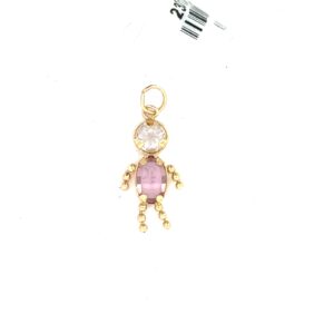 14 KT Y/G SMALL BOY CHARM JUNE/ALEX