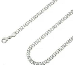 STERLING SILVER BISMARK 18" CHAIN