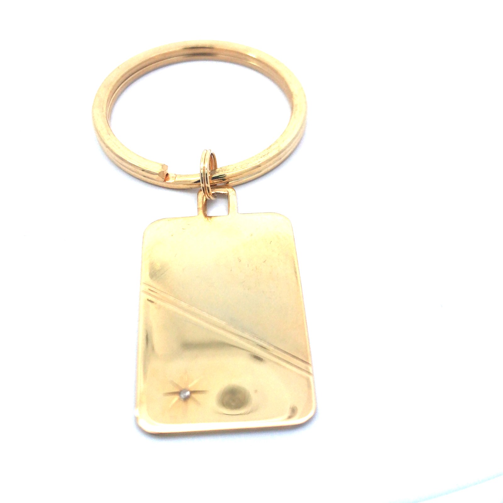 ARRy DIAMOND STRIPE KEY RING
