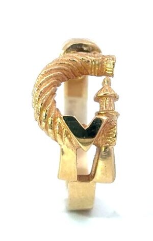 14KT Y/G CAPE MAY RING SIZE 7
