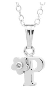 STERLING SILVER NECKLACE P CHILDS FIRST DIAMOND
