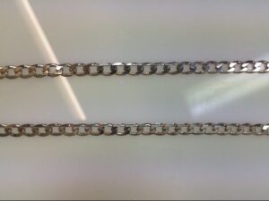 STERLING SILVER 16" CURB CHAIN