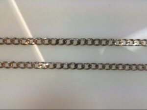 STERLING SILVER 18" CURB CHAIN