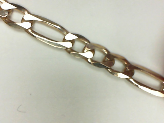 FIG STERLING SILVER 16" FIGARO CHAIN