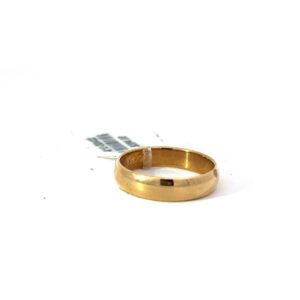 10KT Y/G SIZE 5 BAND 4mm