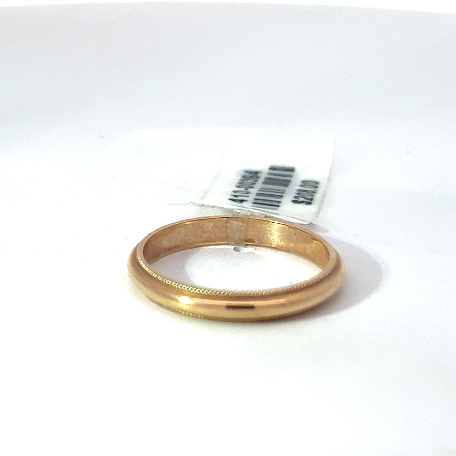 LDML 10KT Y/G LOW DOME SIZE 5 2.5MM MIL GRAIN