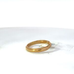 14KT YG 3MM MILGRAIN EDGE BAND SIZE 5
