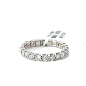 14kt white gold diamond wedding band tw 1.60cts SI, near colorless H/I