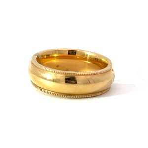 14KT Y/G SIZE 6 BAND 6mm